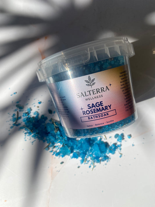 500g Sage & Rosemary Healing Bath Salt