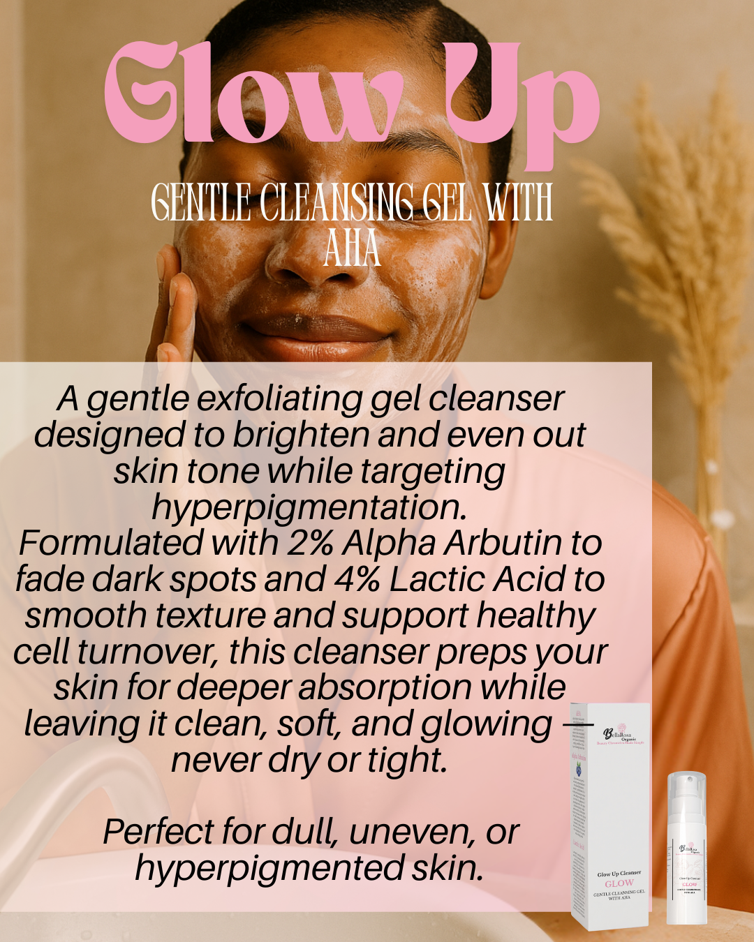 100ml Glow Up Cleanser with AHA