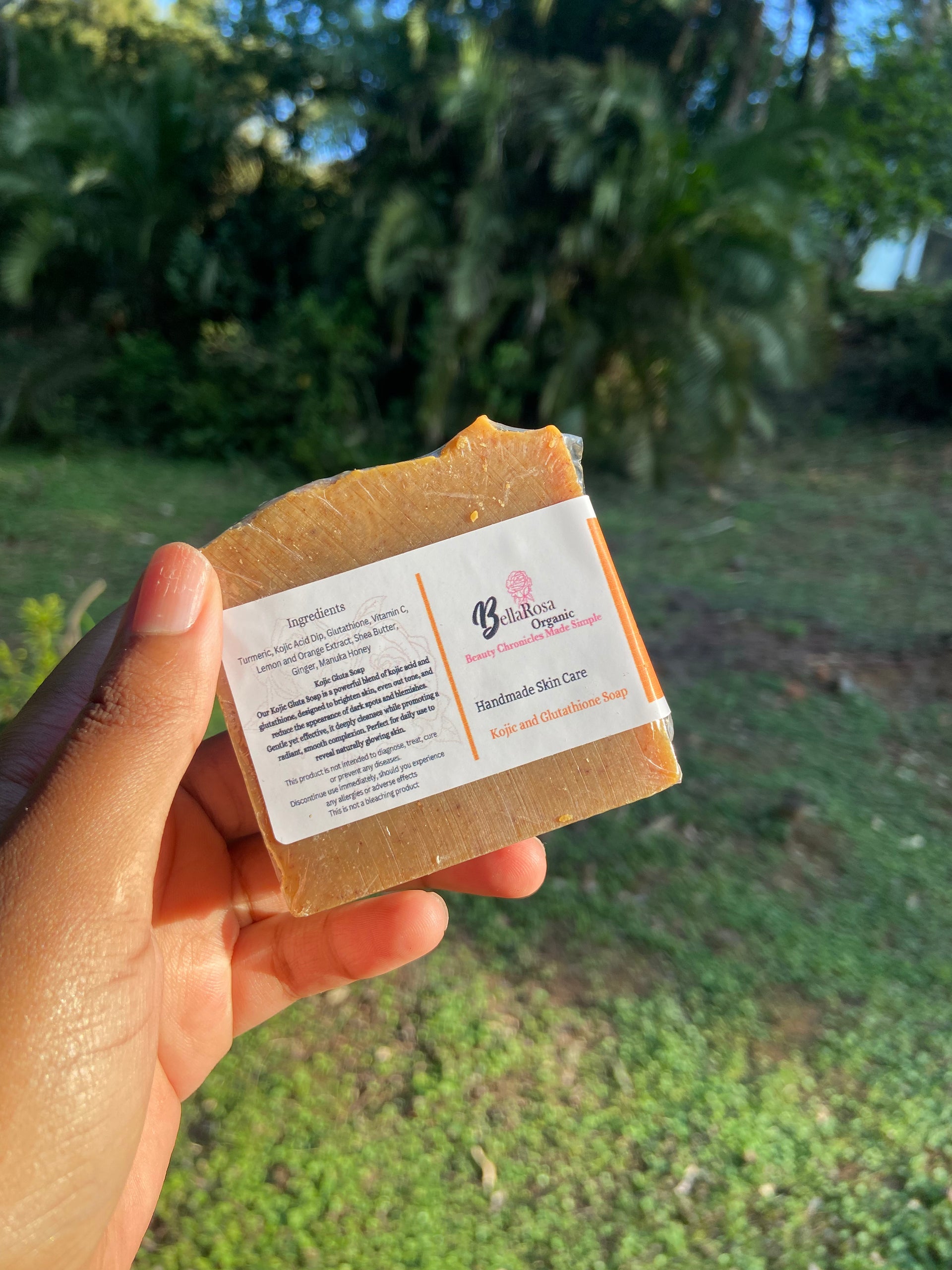 120g Kojic Glow Bar (Cold Process Soap) BELLAROSA ORGANIC 120g Kojic Glow Bar (Cold Process Soap) BELLAROSA ORGANIC